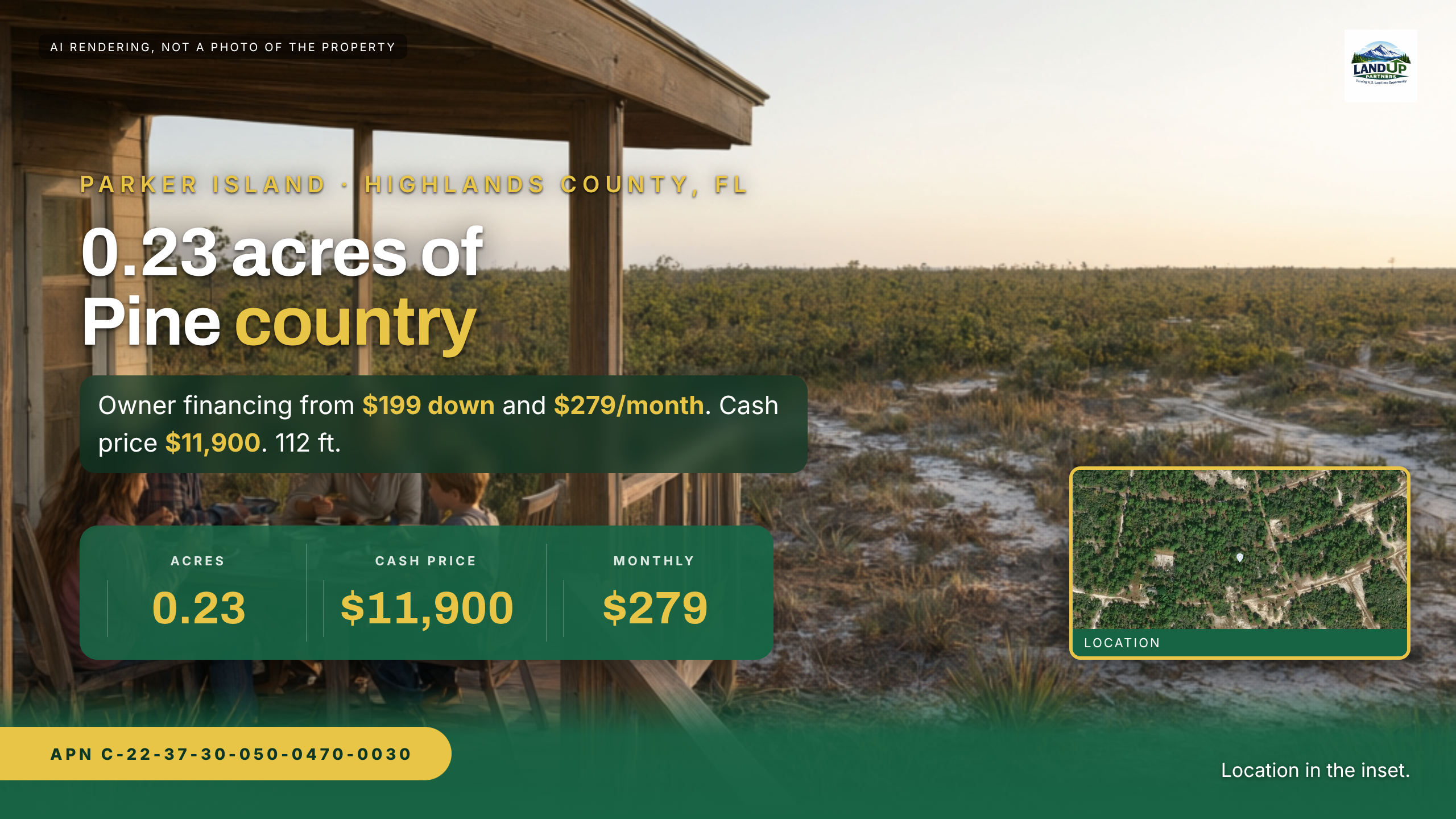 Headline and price: 0-23-acres-highlands-county-florida
